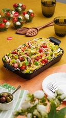 Sun-Kissed Chicken & Avocado Pasta Sharing Salad