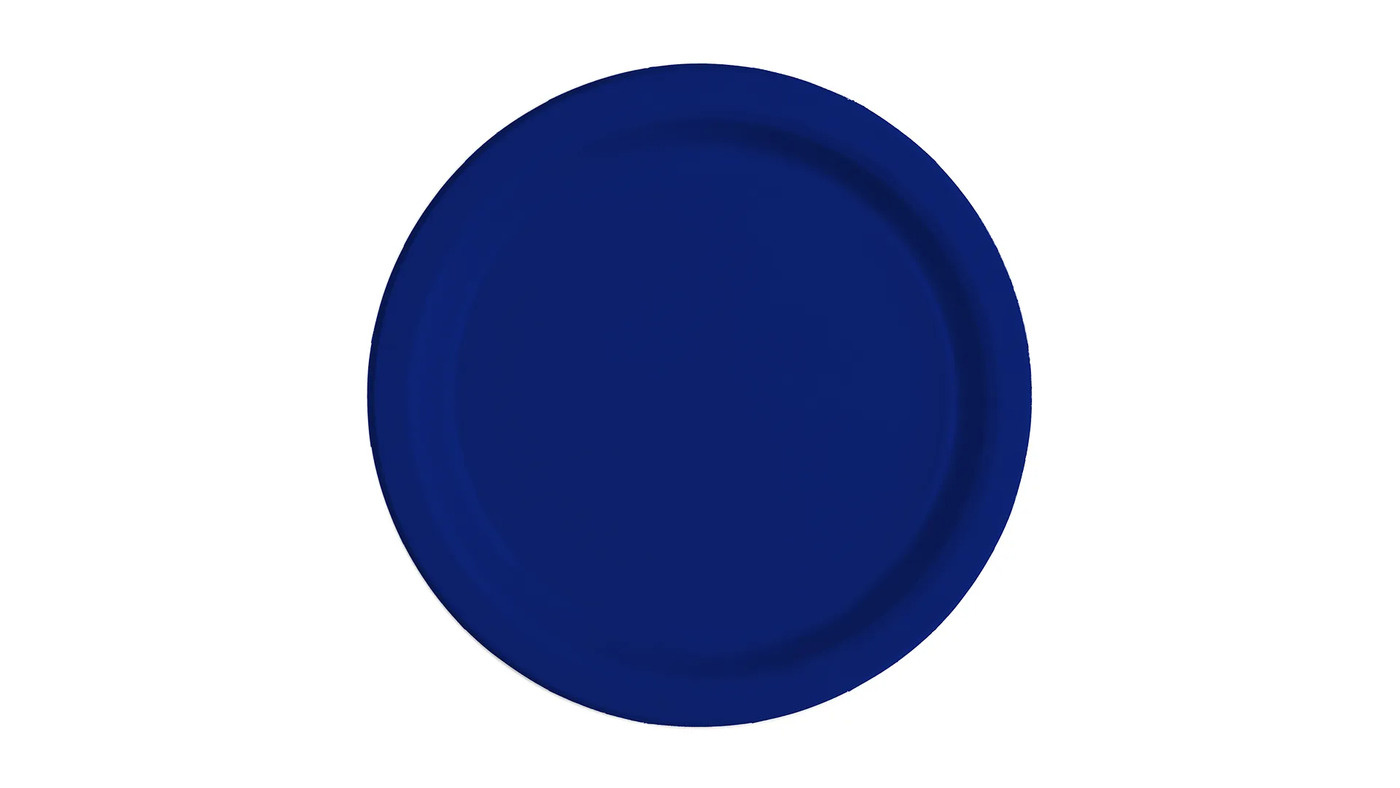 Navy Blue Plate