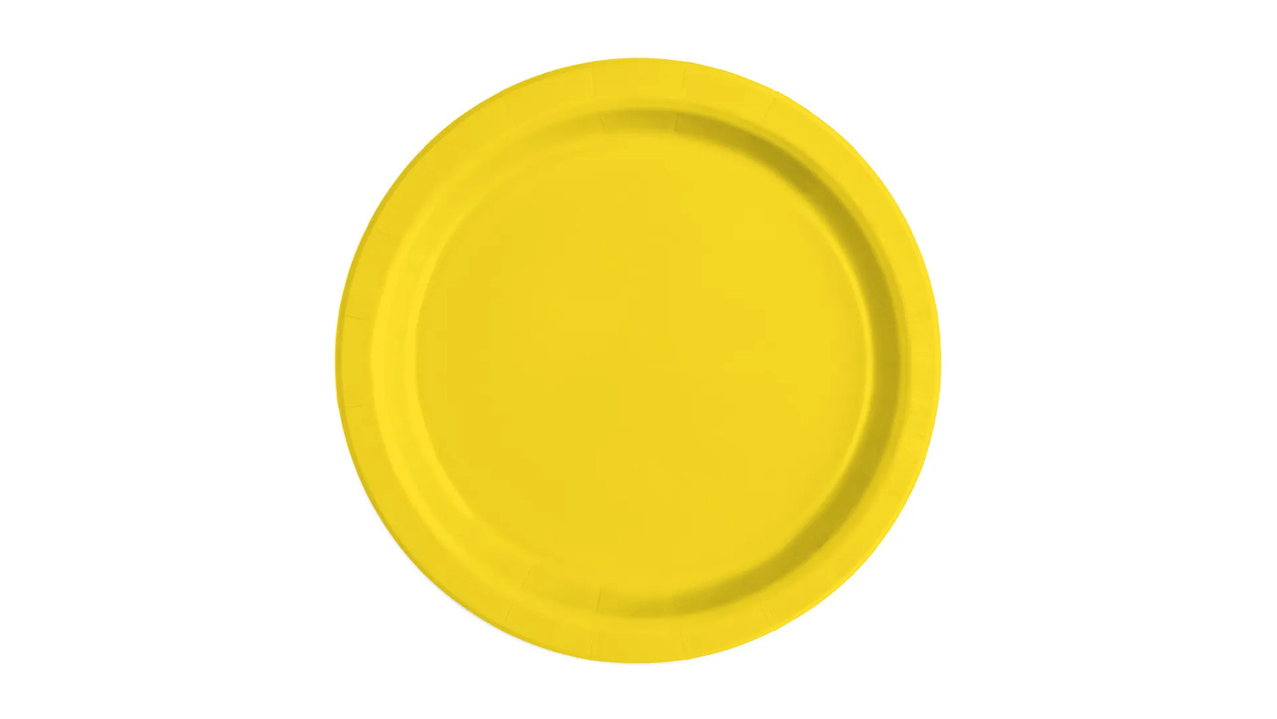 Neon Yellow Plate