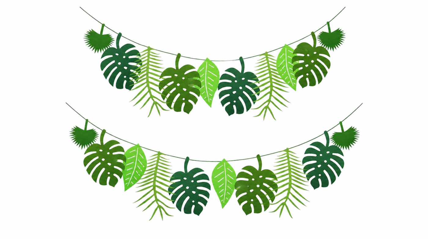 Tropical Leaf Banner