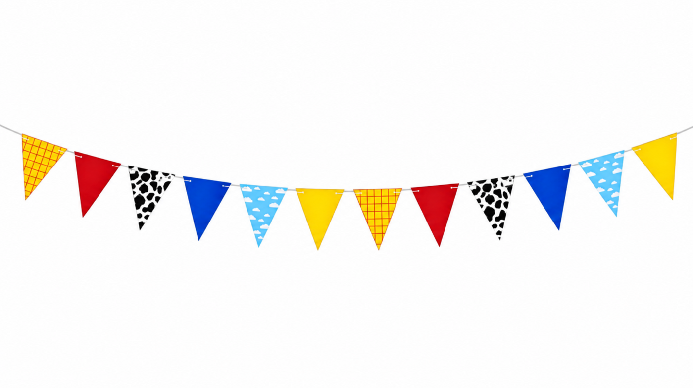 Toy Story Themed Pennant Banners