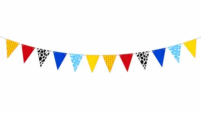 Toy Story Themed Pennant Banners