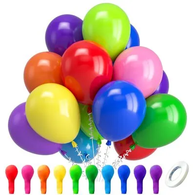 Rainbow Party Balloons