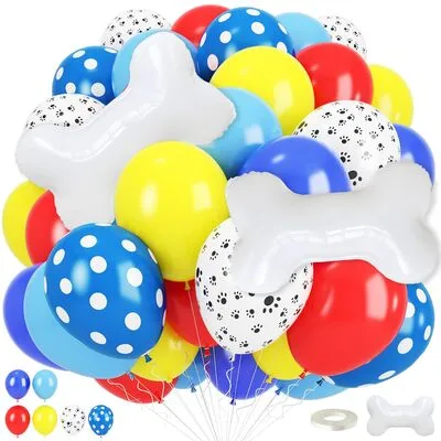 Dog Paw Balloon Set