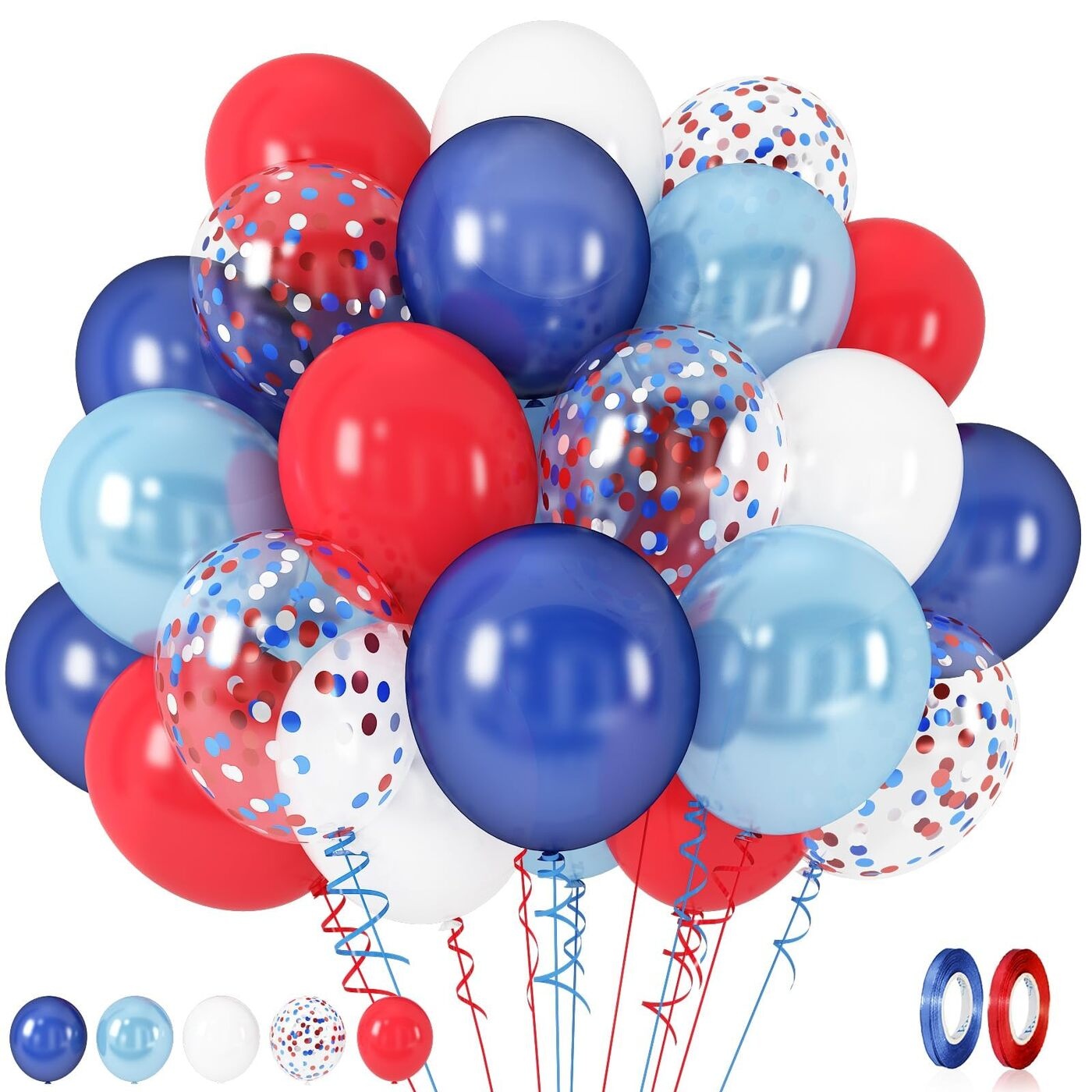 Red White and Blue Balloons