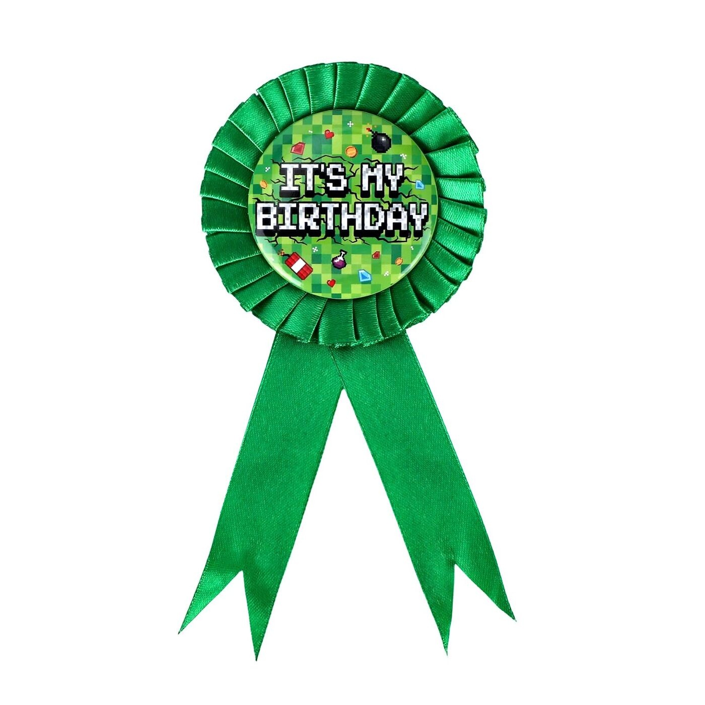 Pixel Birthday Pin