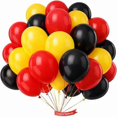 Red Yellow Black Balloons