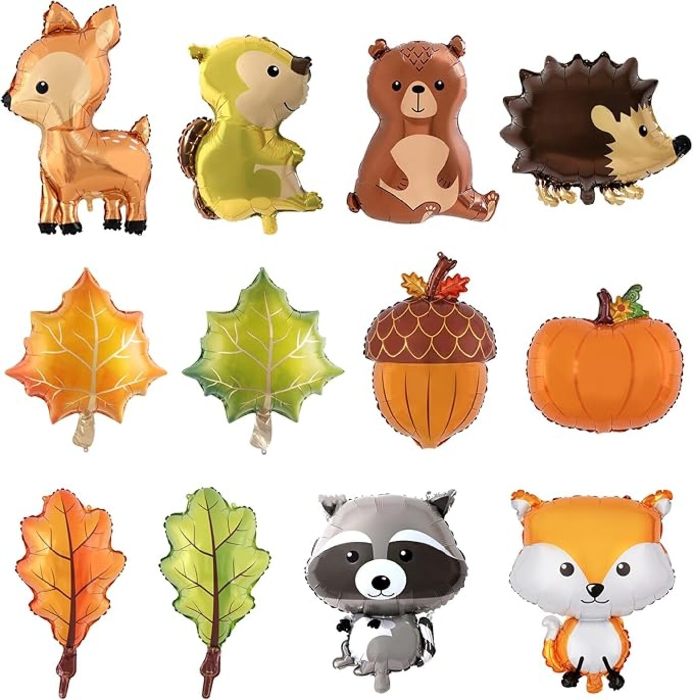 Woodland Animal Foil Balloons