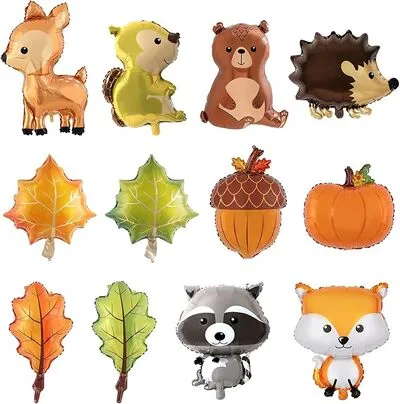 Woodland Animal Foil Balloons