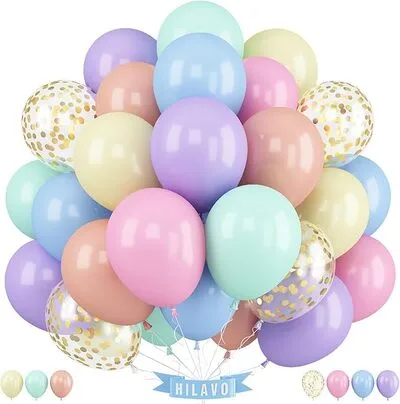 Pastel Rainbow Balloons