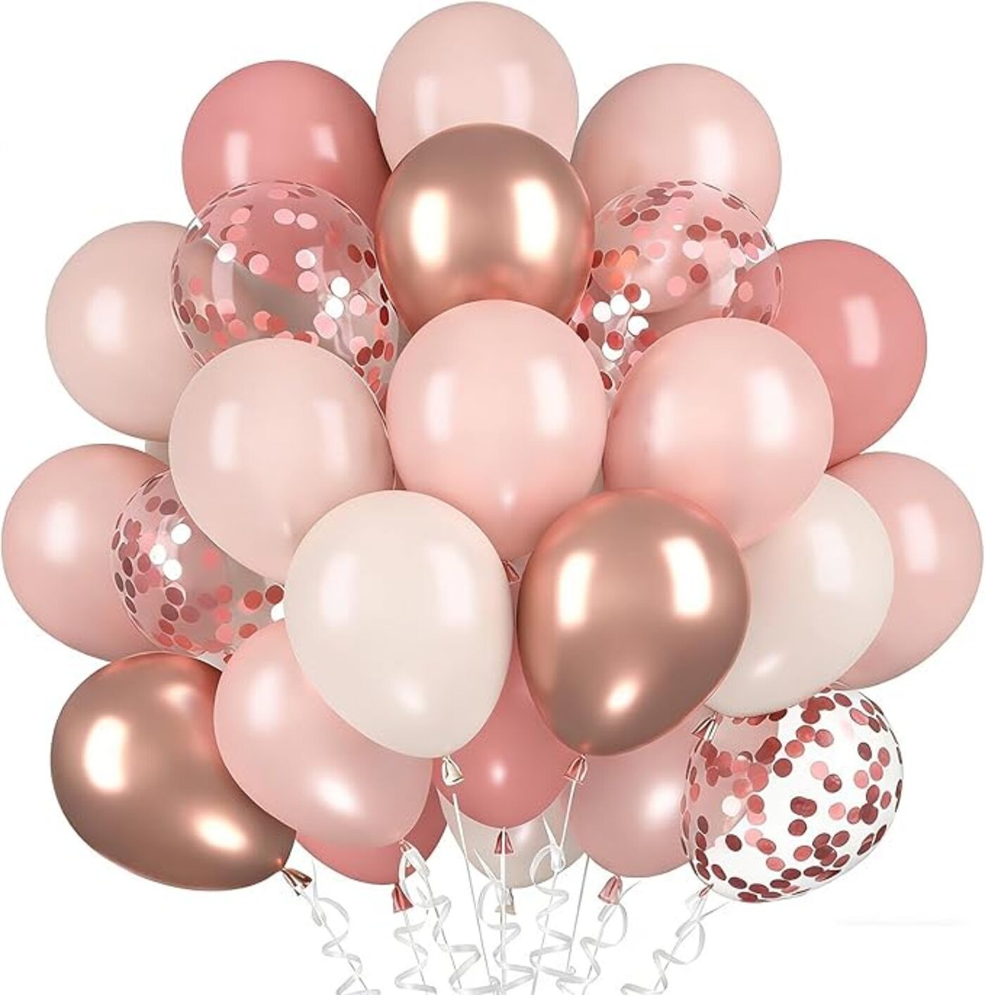 Pink and Rose Gold Balloons