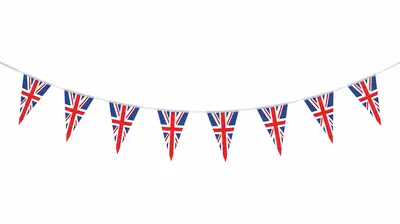 Union Jack Triangular Bunting