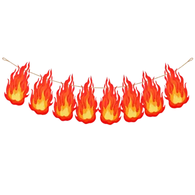 Fire Flame Banners