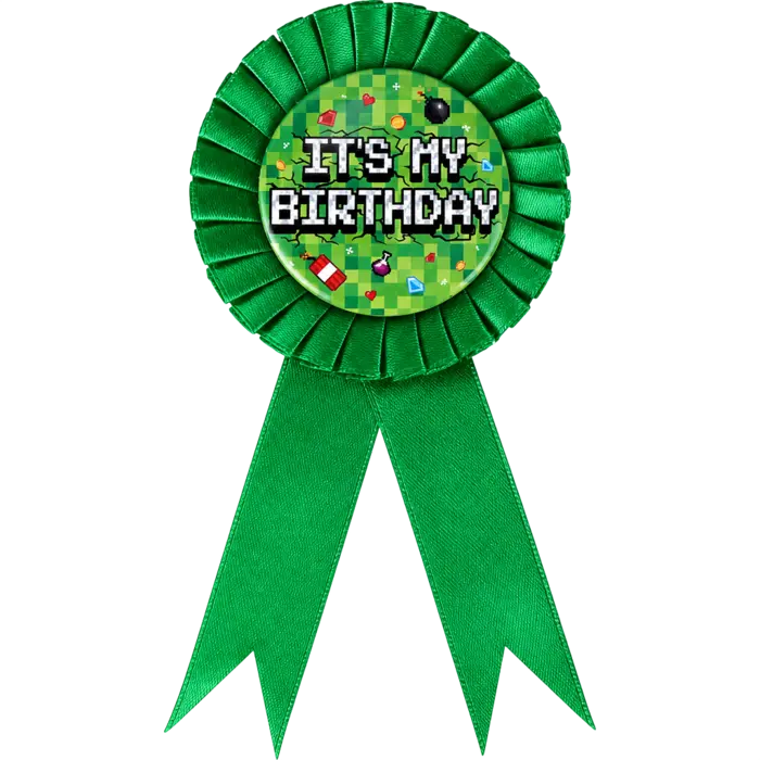 Pixel Birthday Pin