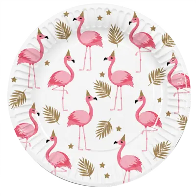 Boland Flamingo Paper Plates