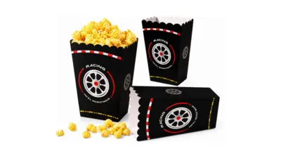 Race Car Party Popcorn Boxes