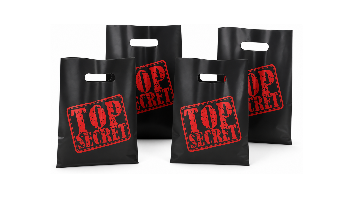 Detective Waterproof Plastic Decor Bags