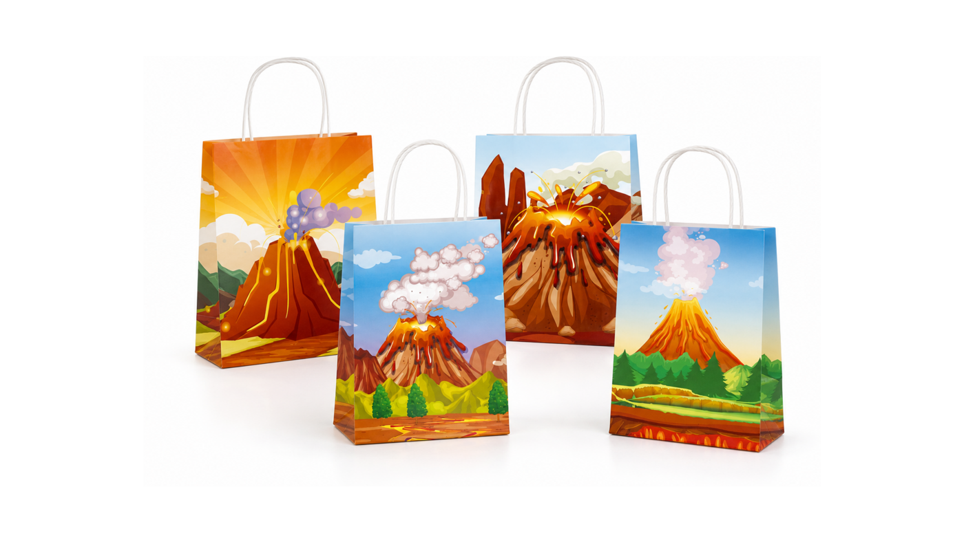 Volcano Party Bags