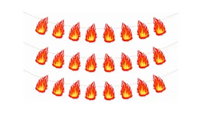 Fire Flame Banners