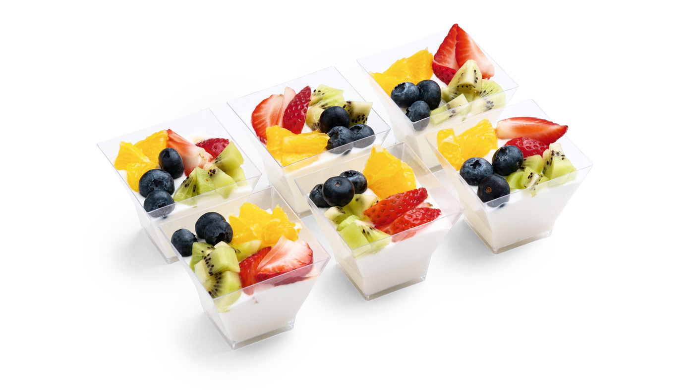Fresh Fruit & Yoghurt Cups