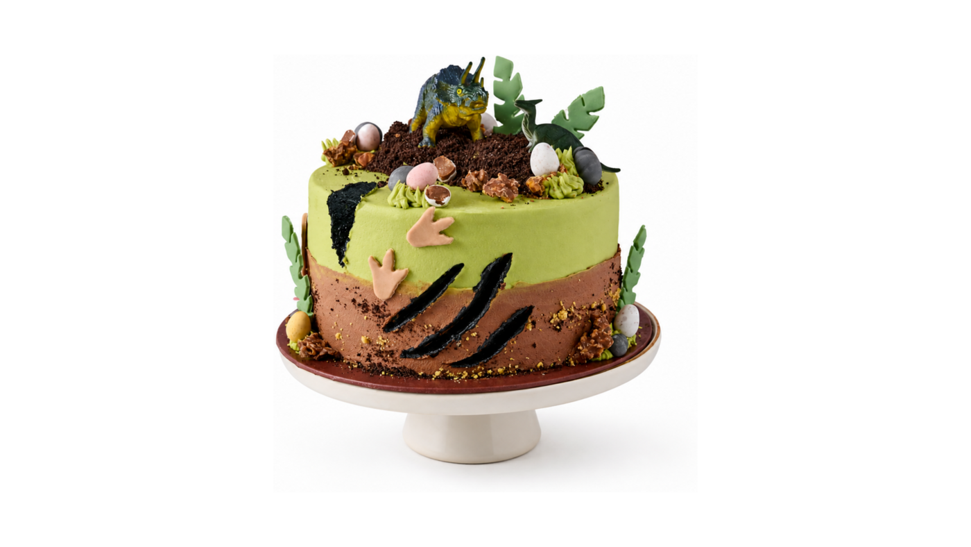 Dinosaur Chocolate Cake