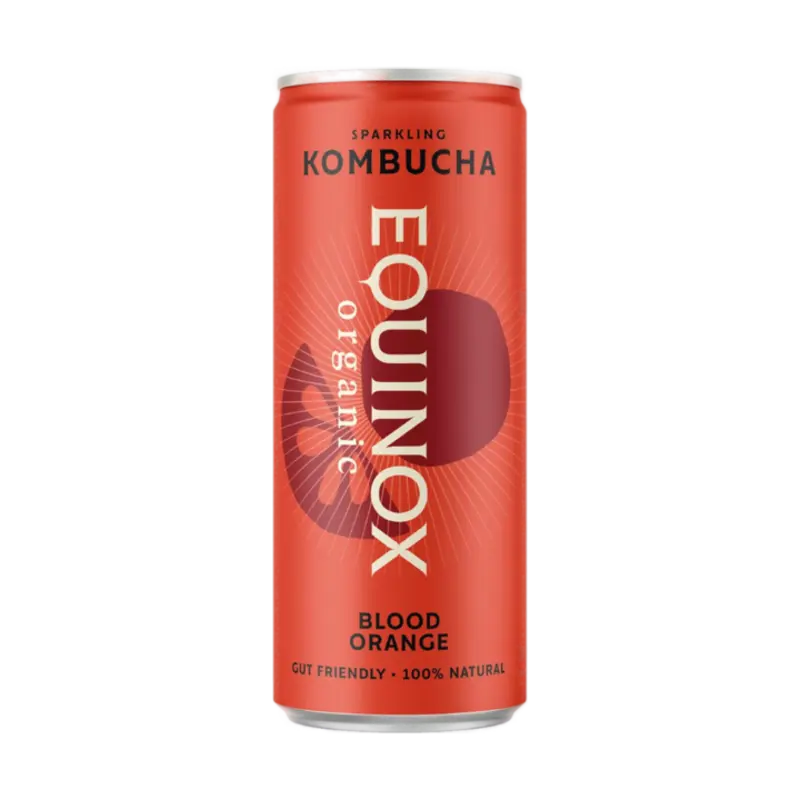Equinox Organic Blood Orange Kombucha