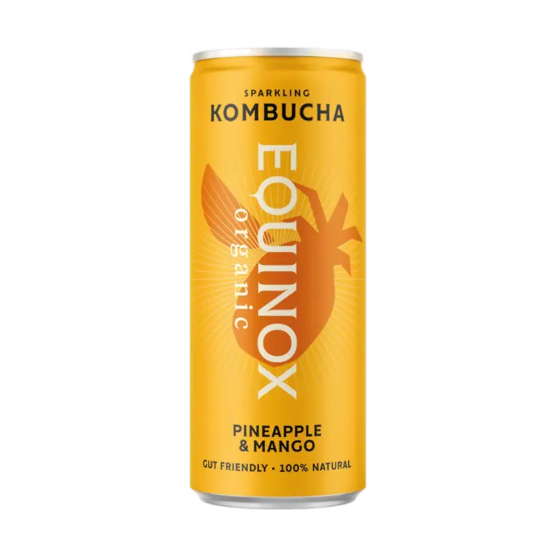 Equinox Organic Pineapple & Mango Kombucha