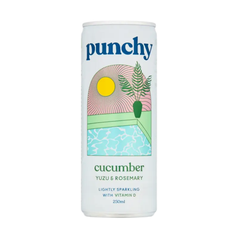 Punchy Cucumber, Yuzu & Rosemary Soda