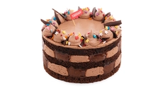 Cutter &Squidge’s Vegan Chocolate Caramel Cake 8''