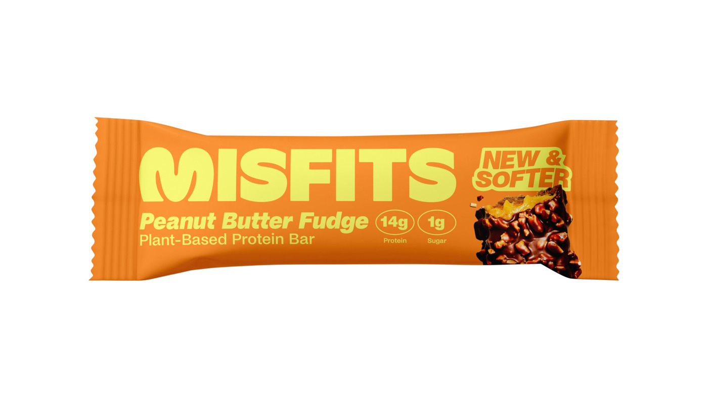 Misfits Peanut Butter Plant-Powered Protein Bar