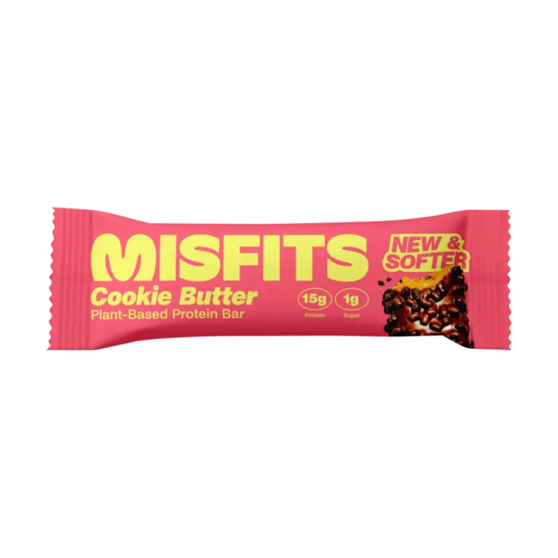 Misfits Cookie Butter Plant-Powered Protein Bar