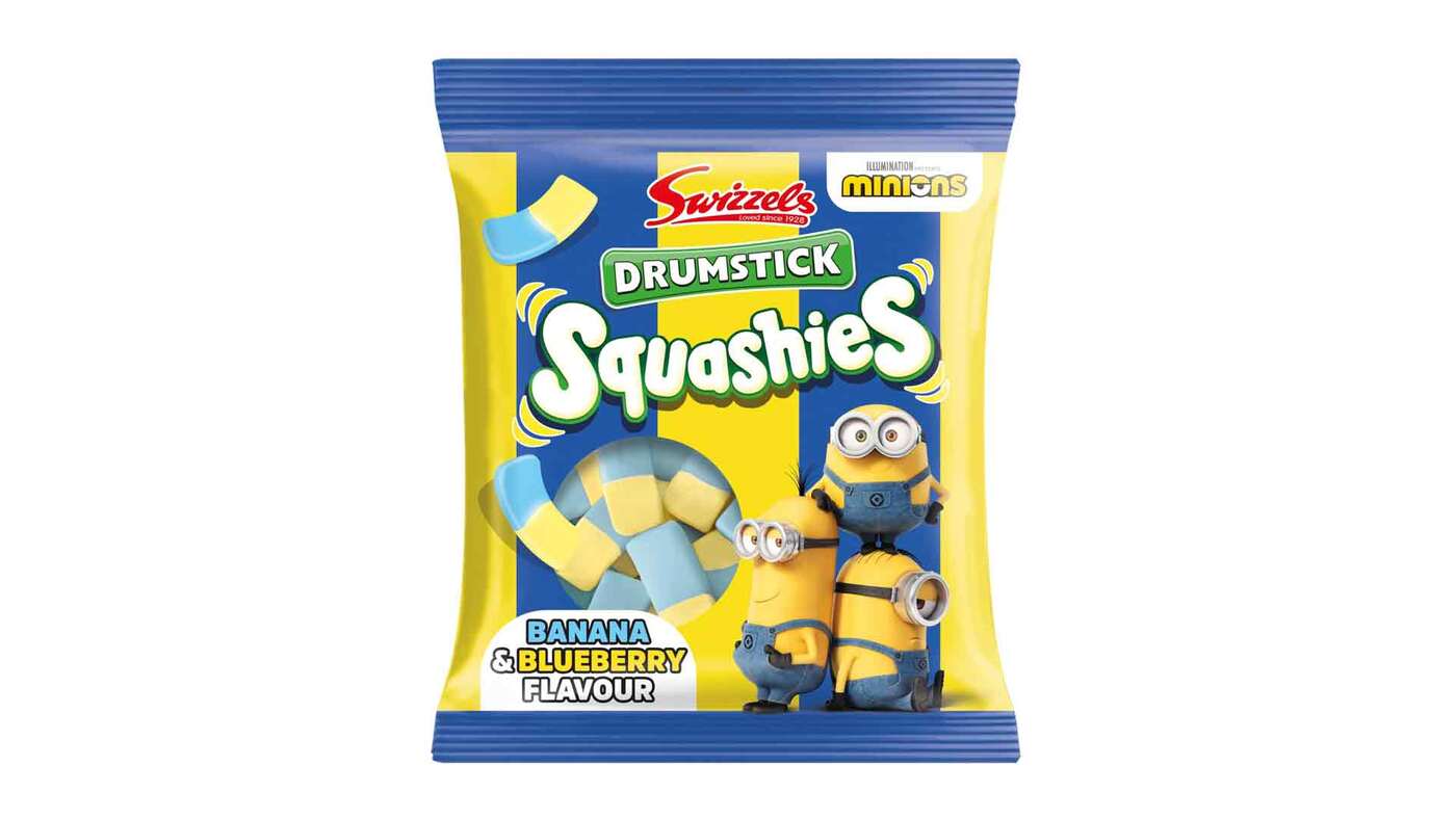 Squashies Minions Banana and Blueberry