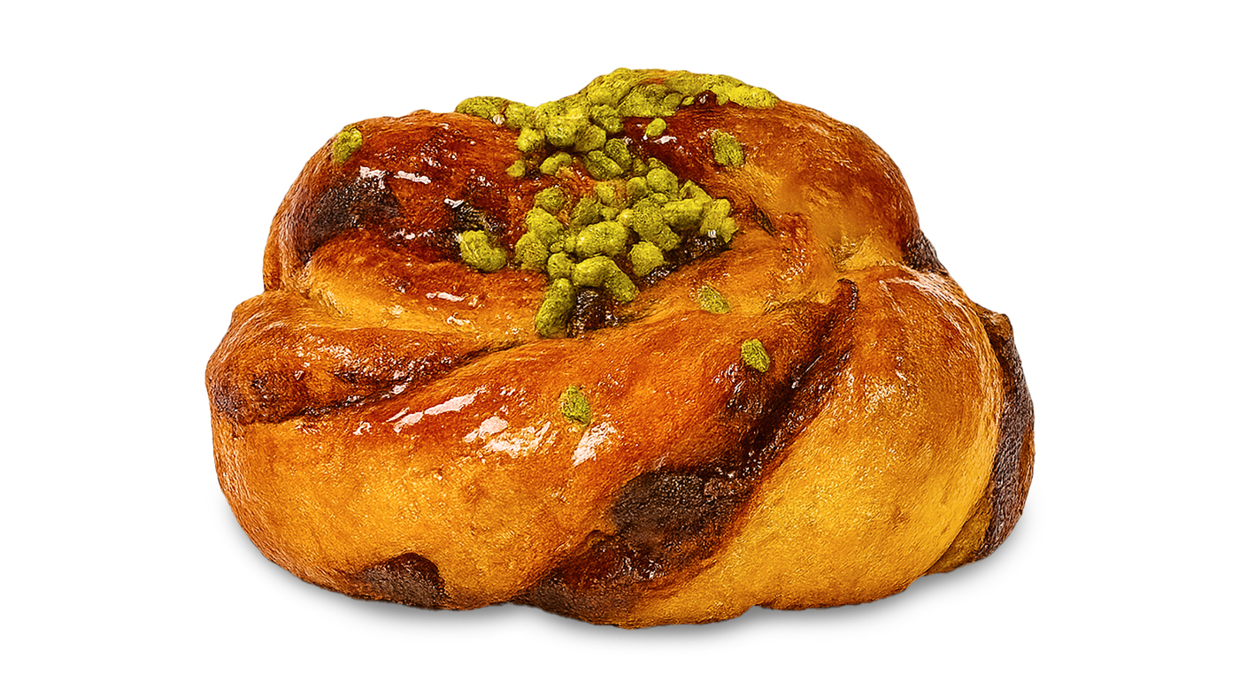 Chocolate and Pistachio Babka Knot 
