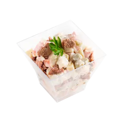 Beef Olivier Salad Cup