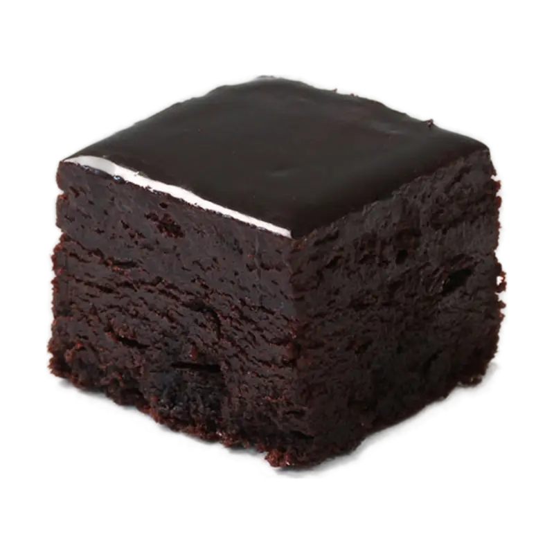 Glazed Flourless Chocolate Mini Cakes  