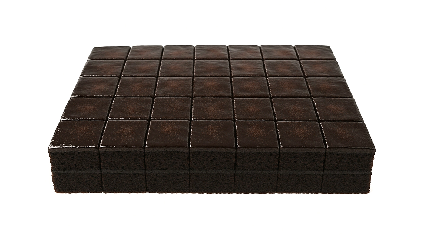 Glazed Flourless Chocolate Slab Cake
