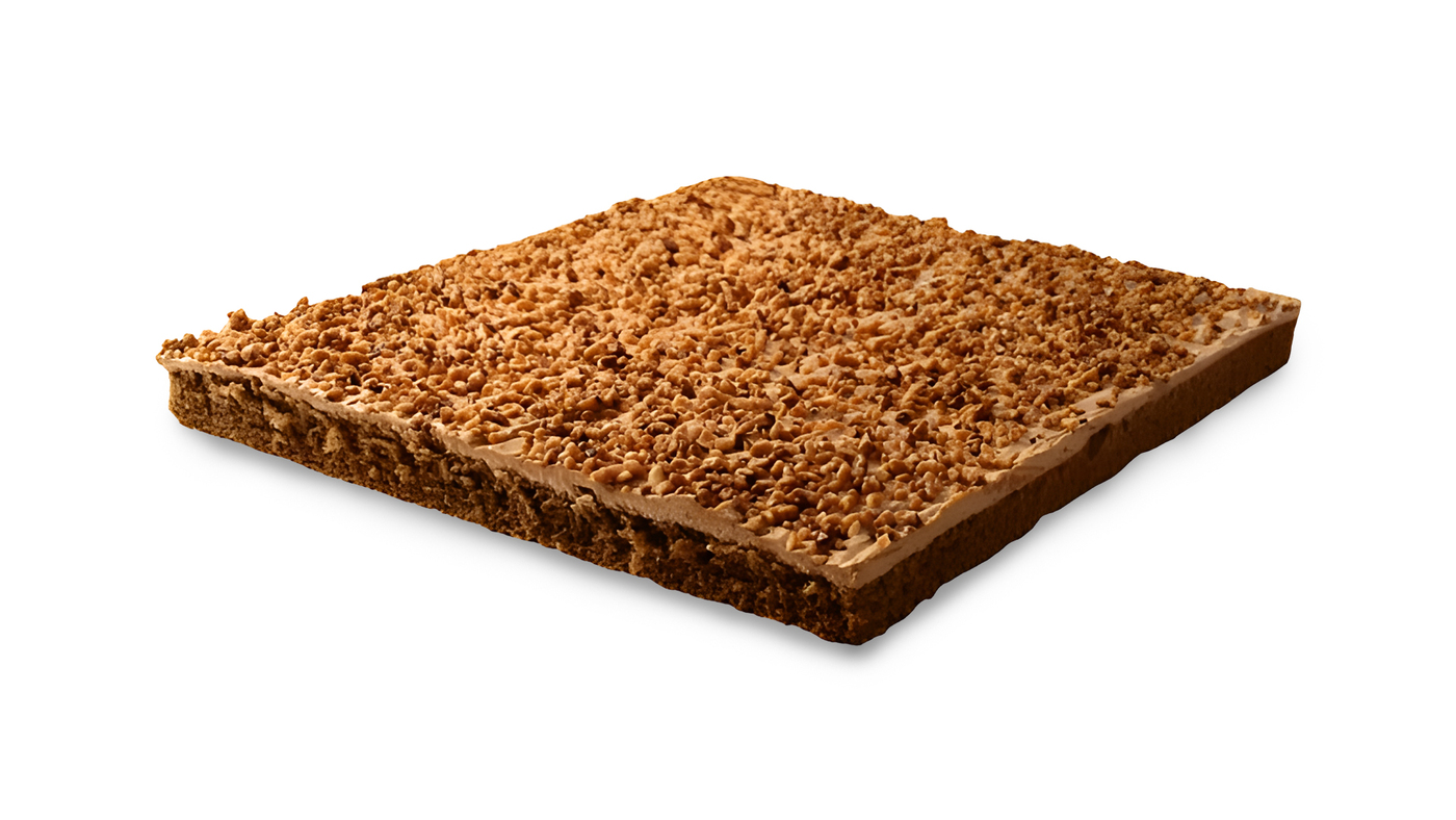 Coffee & Walnut Slab Cake