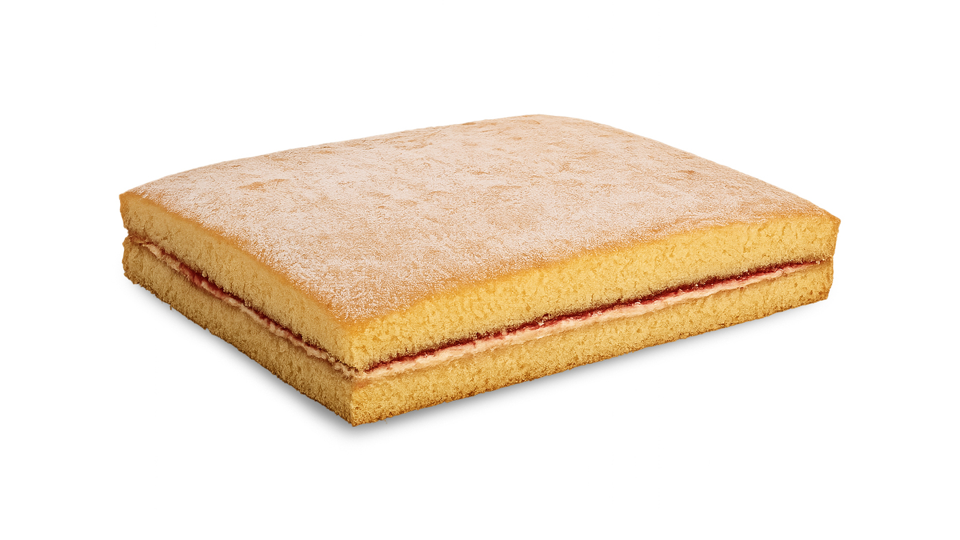 Victoria Sponge Slab Cake