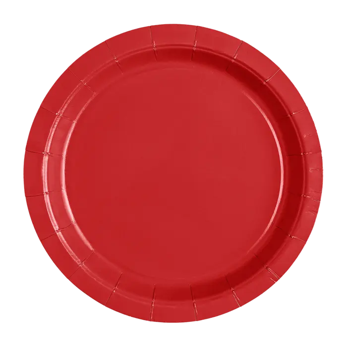 Ruby Red Paper Plate