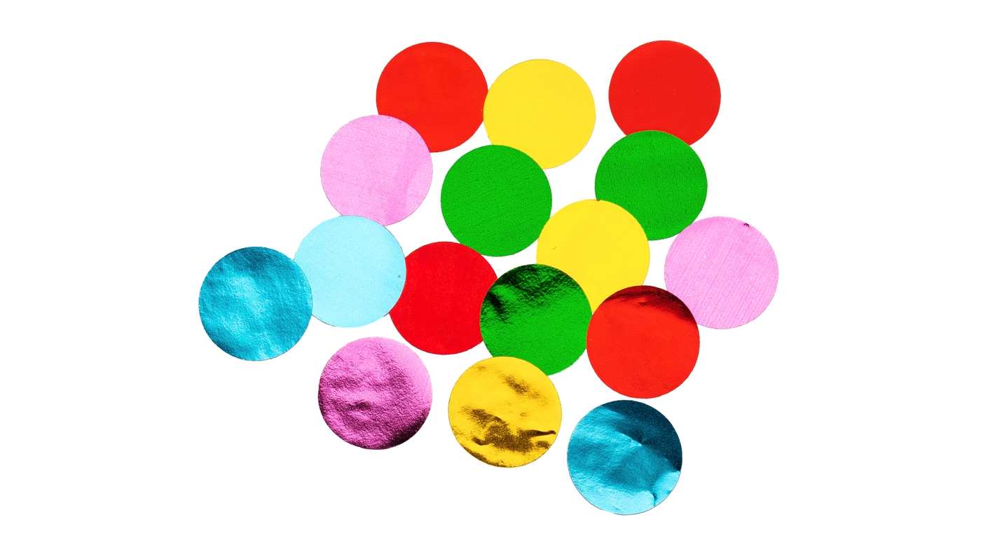 Rainbow Foil Confetti Poppers