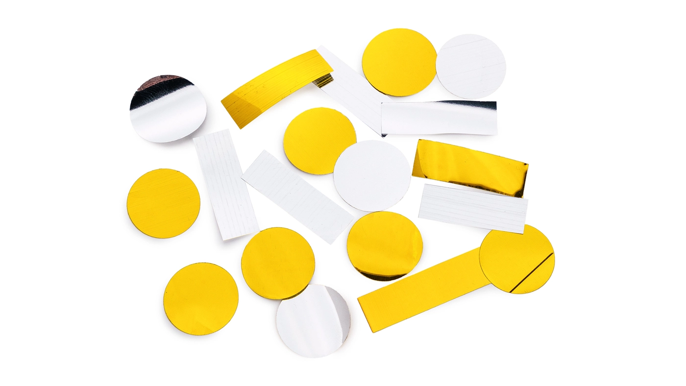 Gold and Silver Confetti Poppers