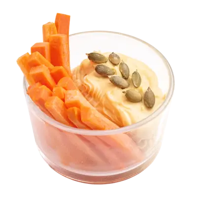 Carrot & Houmous Pot