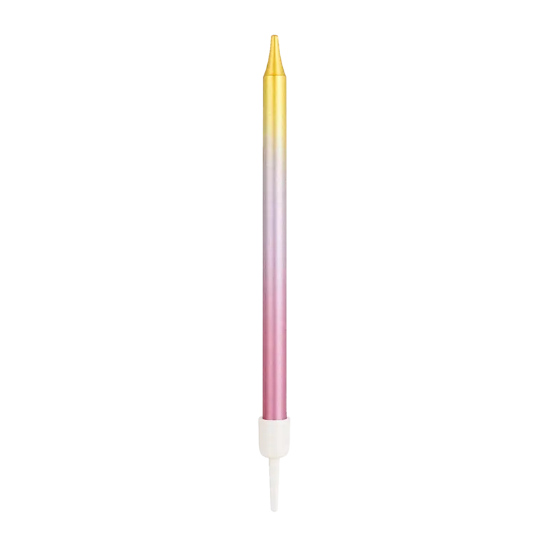 Pink Harmony Thin Candles, 12pk