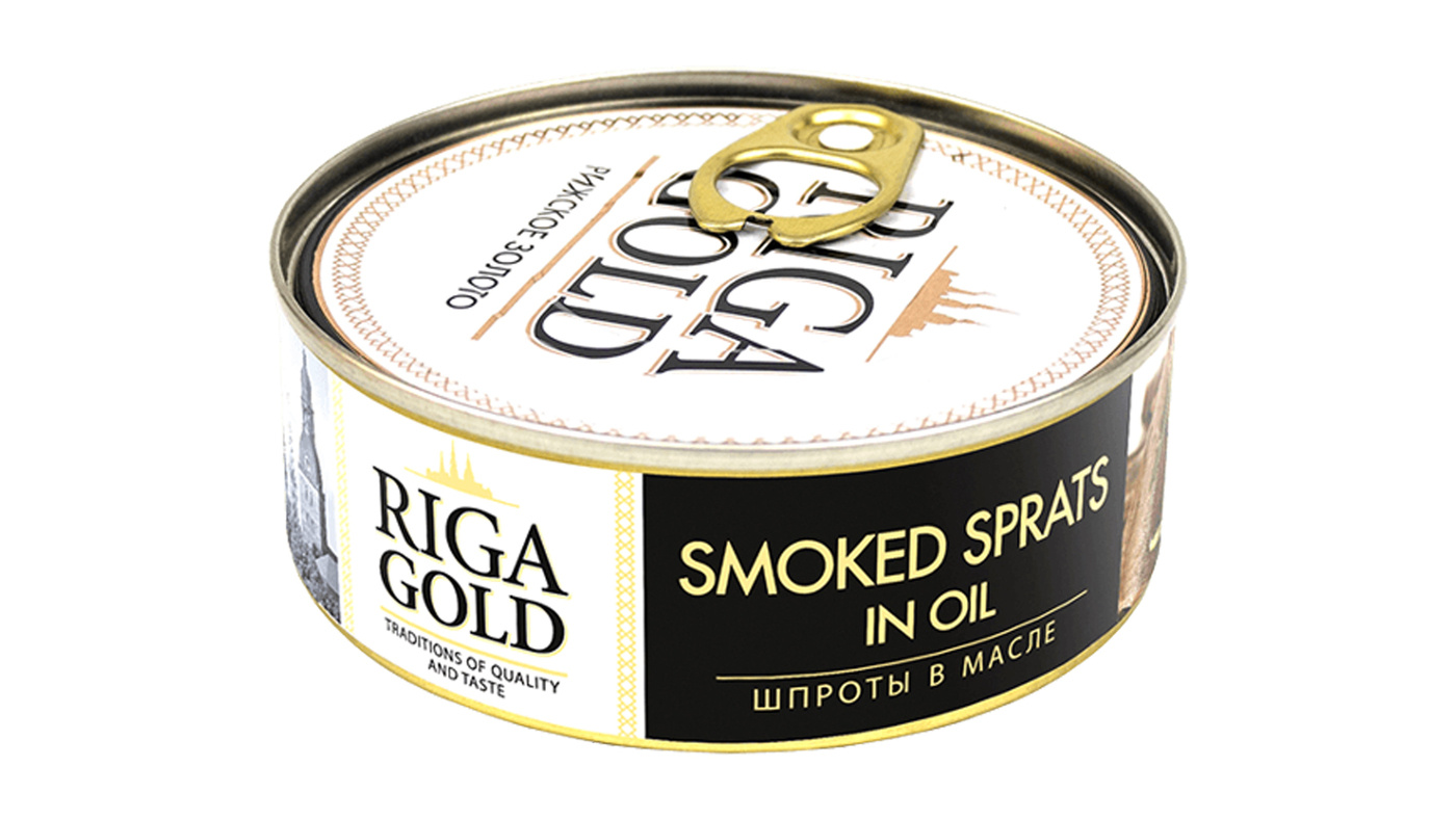 Can of Sprats in Oil