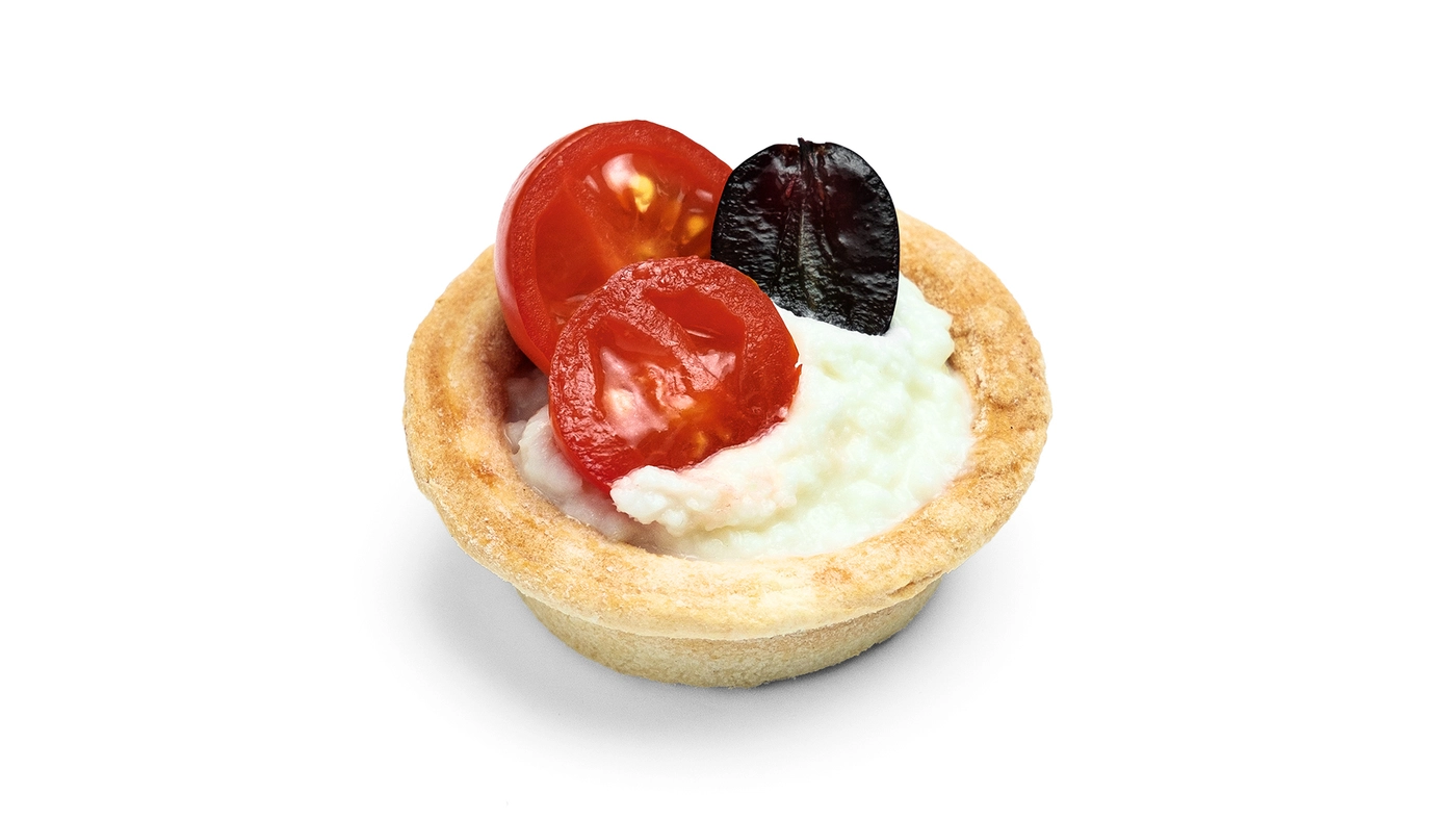 Cherry Tomato and Grape Tartlet