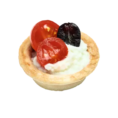 Cherry Tomato and Grape Tartlet