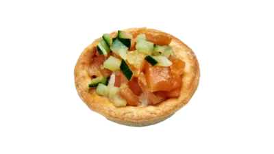 Salmon with Tartar Sauce Tartlet