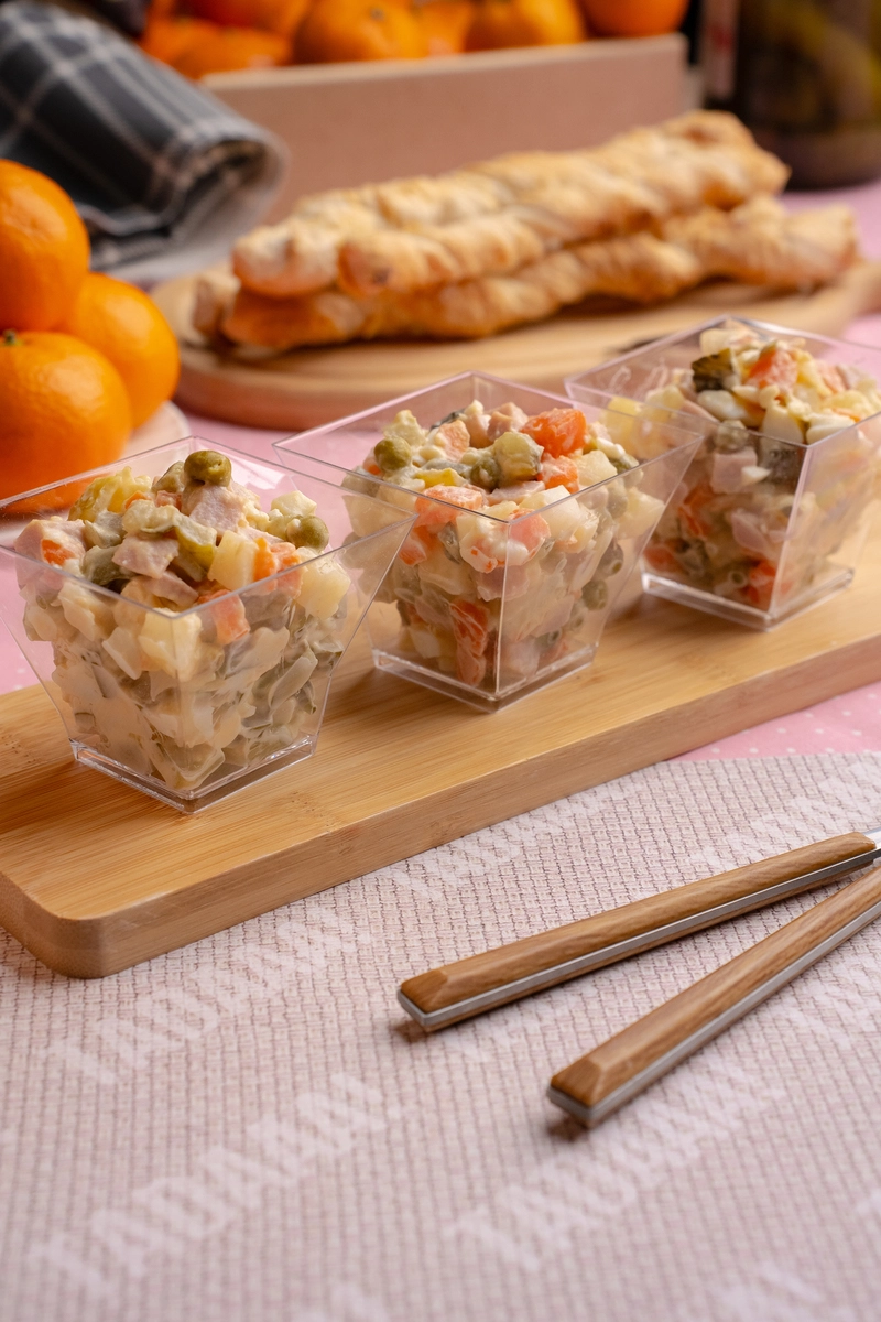 Ham Olivier Salad Cup