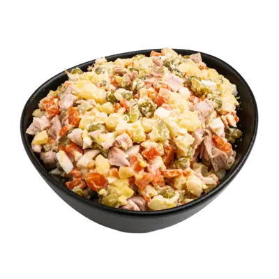 Chicken Olivier Salad Bowl for Sharing