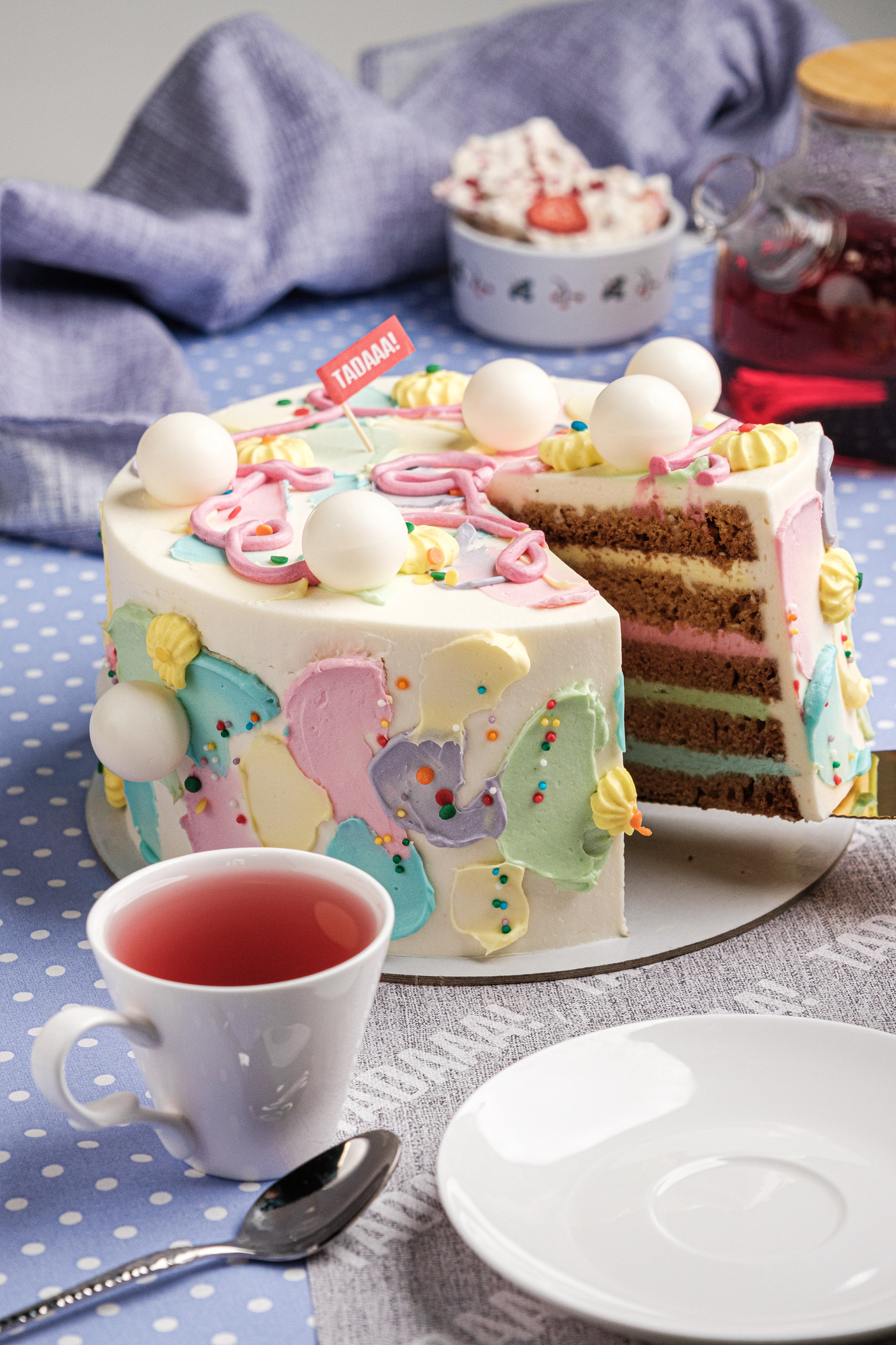 Cutter &Squidge’s Rainbow Cake